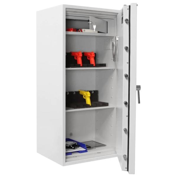 Rottner Wertschutzschrank EN2 Diamant Fire PO130 Doppelbartschloss lichtgrau T05920
